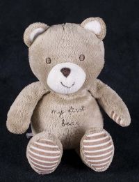 Carters Child of Mine Teddy Bear My First Bear Plush Rattle Lovey